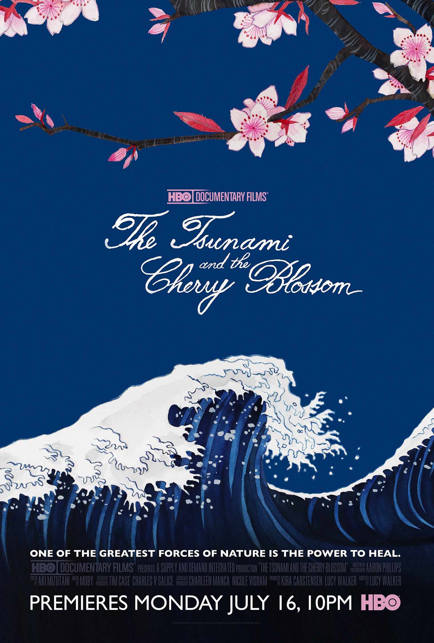 Mega Sized TV Poster Image for The Tsunami and the Cherry Blossom 