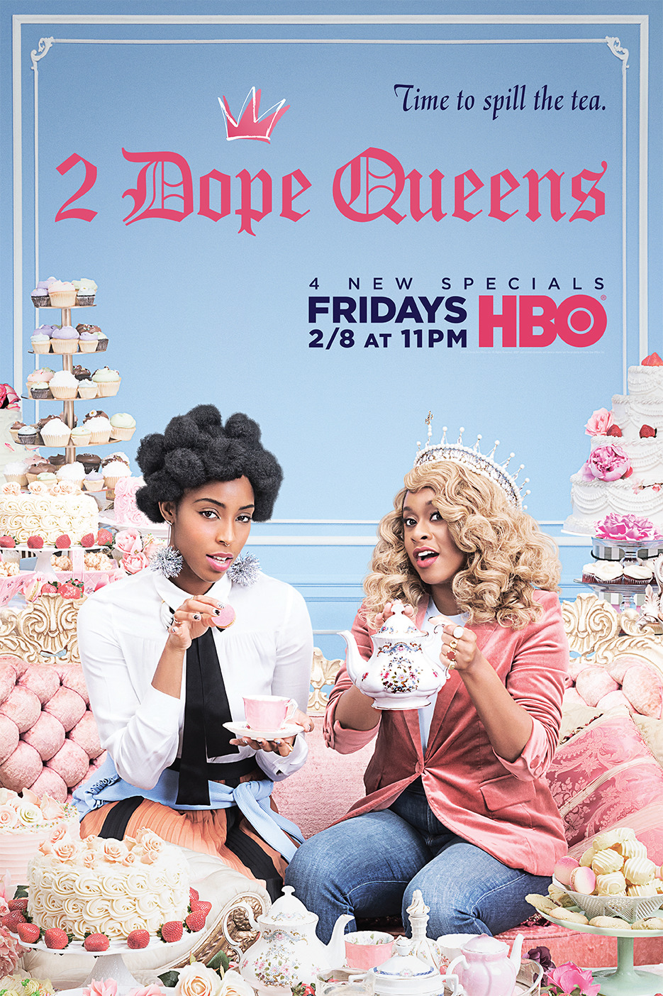 Extra Large TV Poster Image for 2 Dope Queens (#2 of 2)