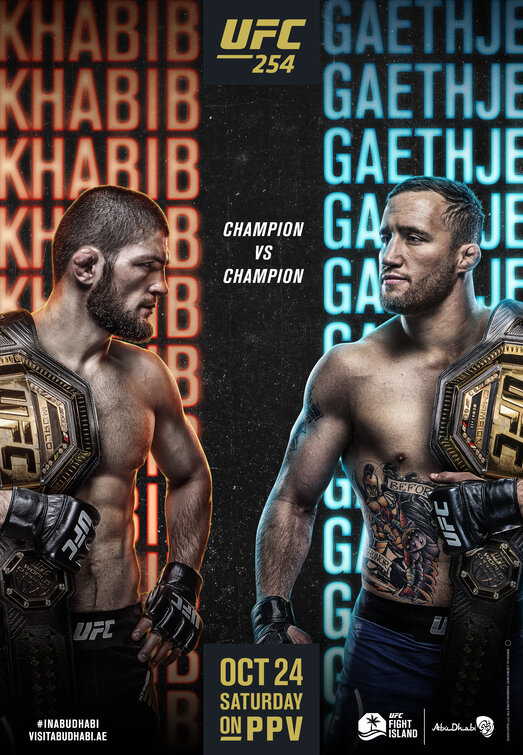 UFC 254: Khabib vs. Gaethje Movie Poster