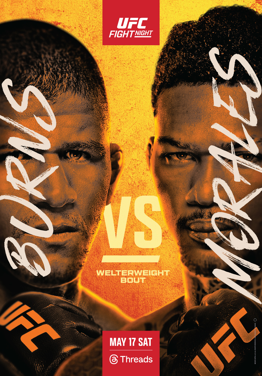Extra Large TV Poster Image for UFC Fight Night: Burns vs Morales 