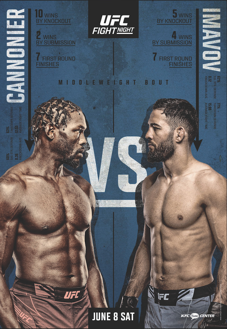 Extra Large TV Poster Image for UFC Fight Night: Cannonier vs Imavov 