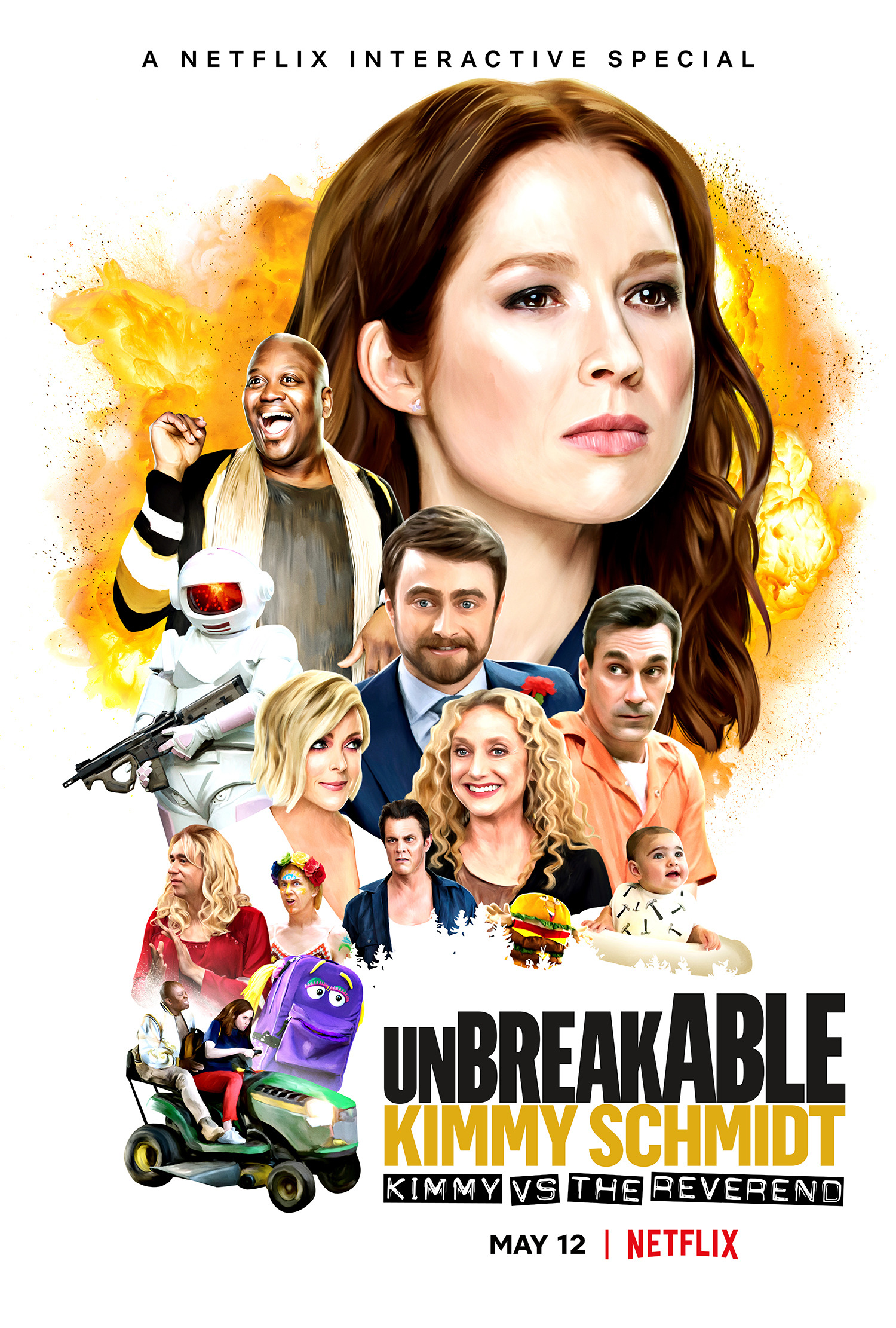 Mega Sized TV Poster Image for Unbreakable Kimmy Schmidt: Kimmy vs the Reverend 