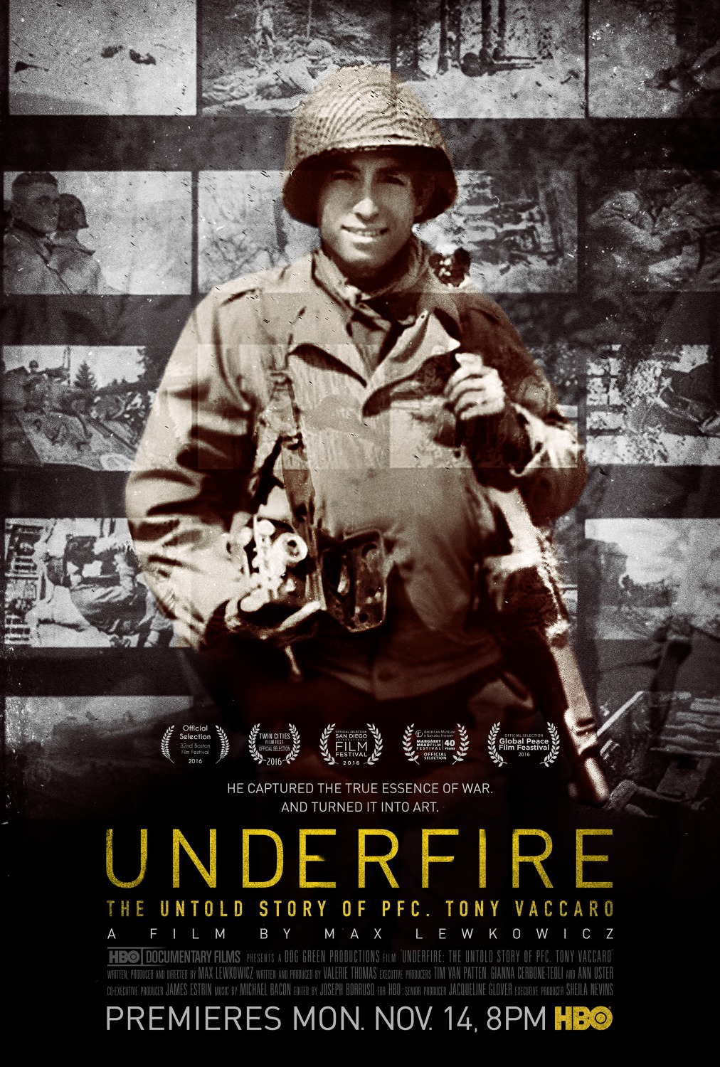 Extra Large TV Poster Image for Underfire: The Untold Story of Pfc. Tony Vaccaro (#2 of 2)