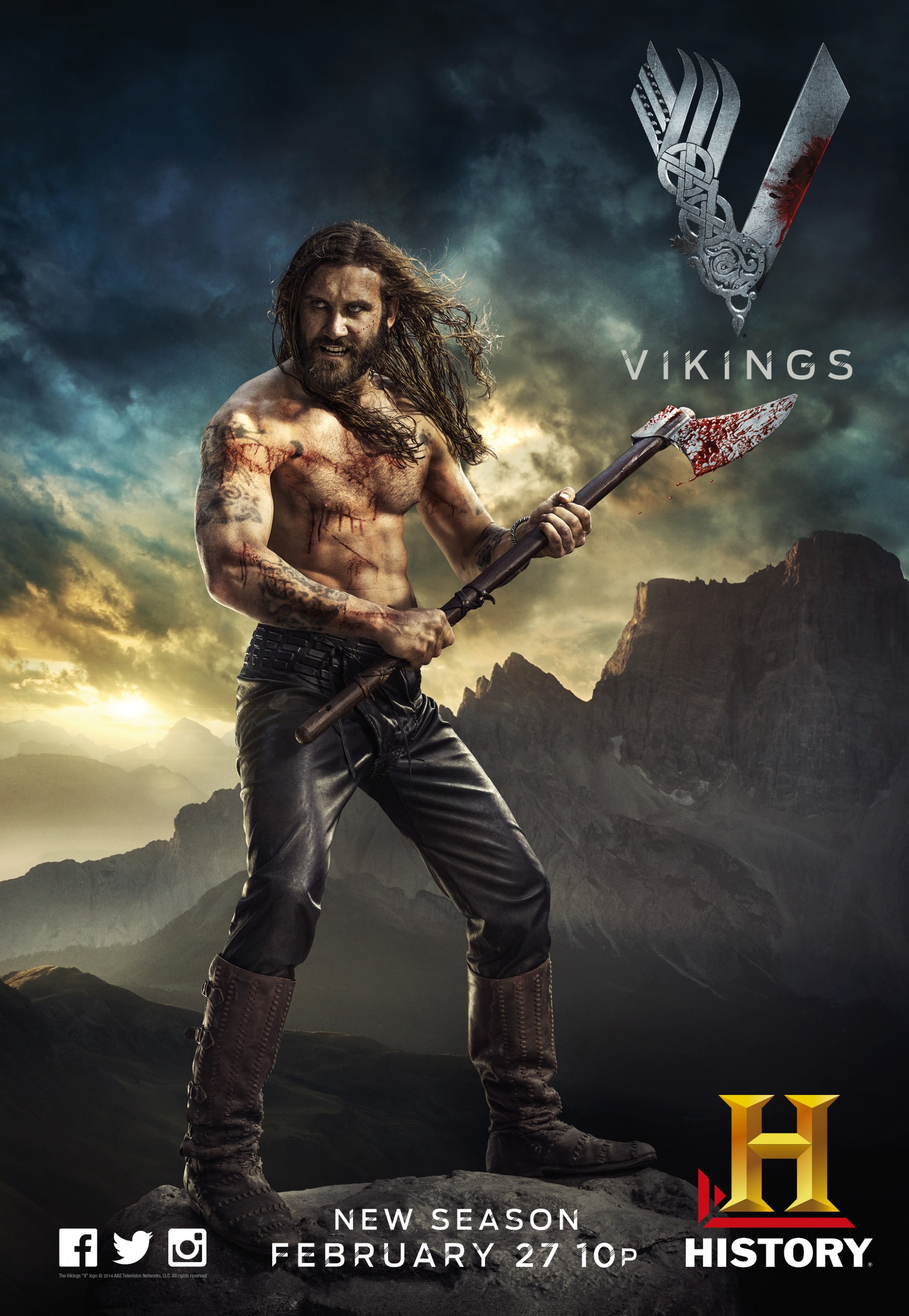 Mega Sized TV Poster Image for Vikings (#4 of 30)