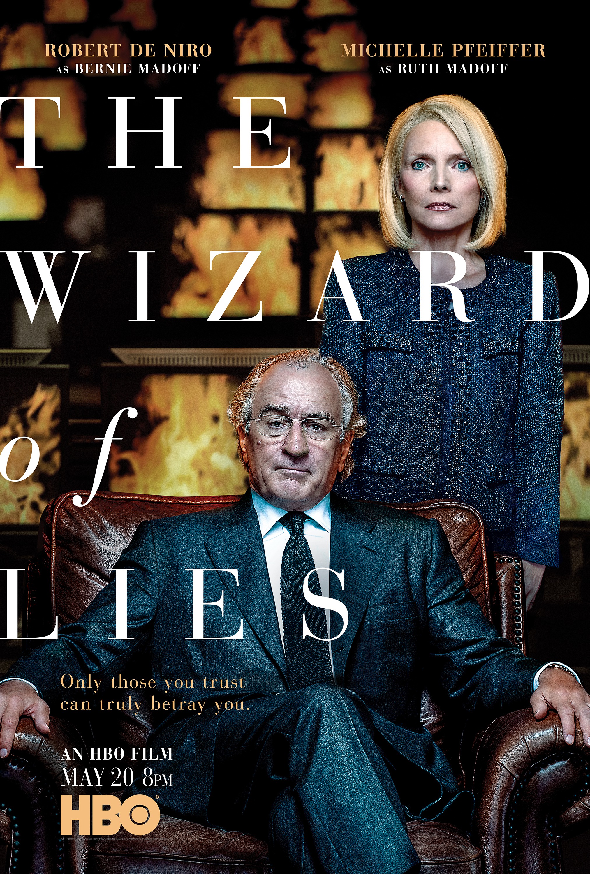 Mega Sized TV Poster Image for The Wizard of Lies 