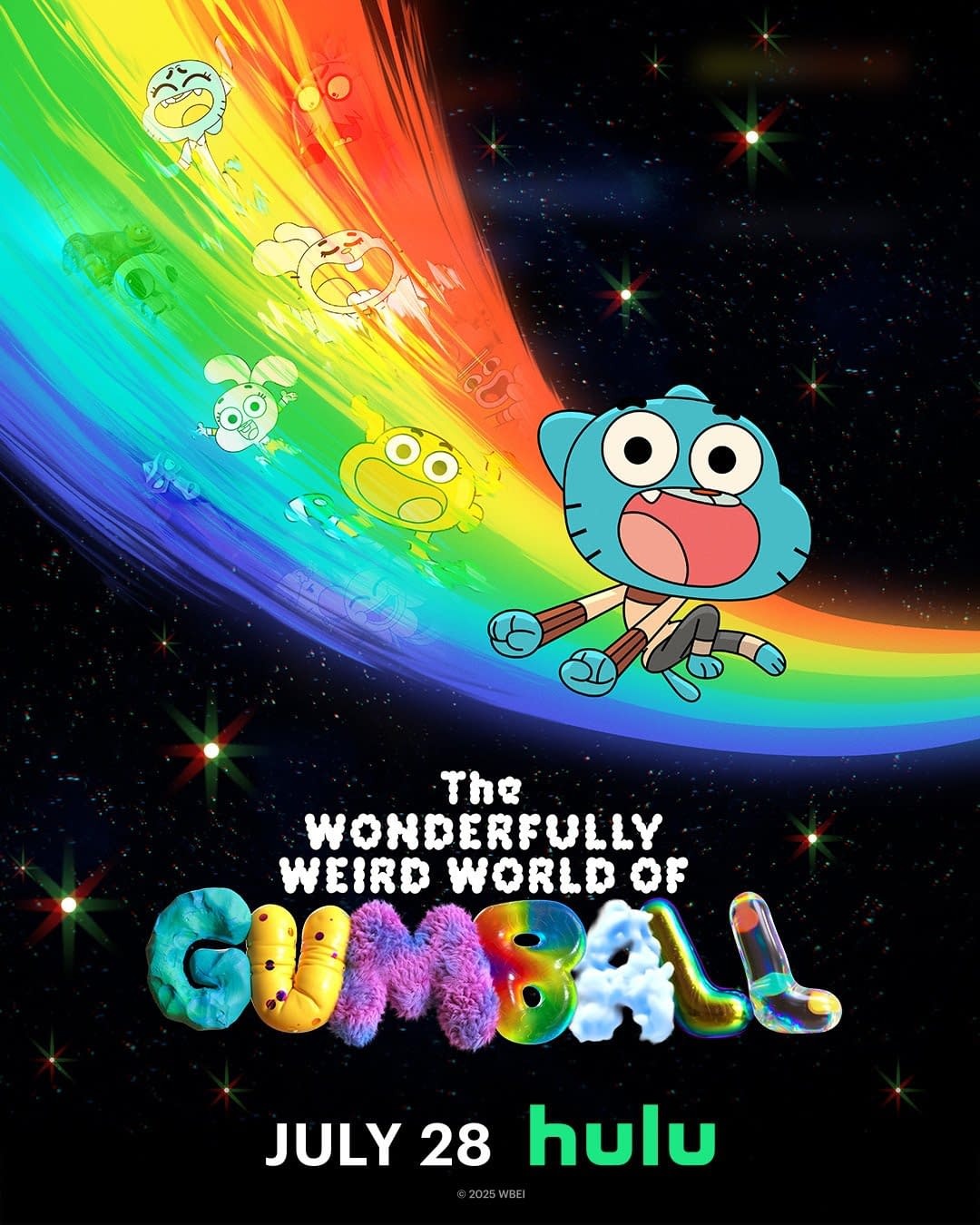 Extra Large TV Poster Image for The Wonderfully Weird World of Gumball 