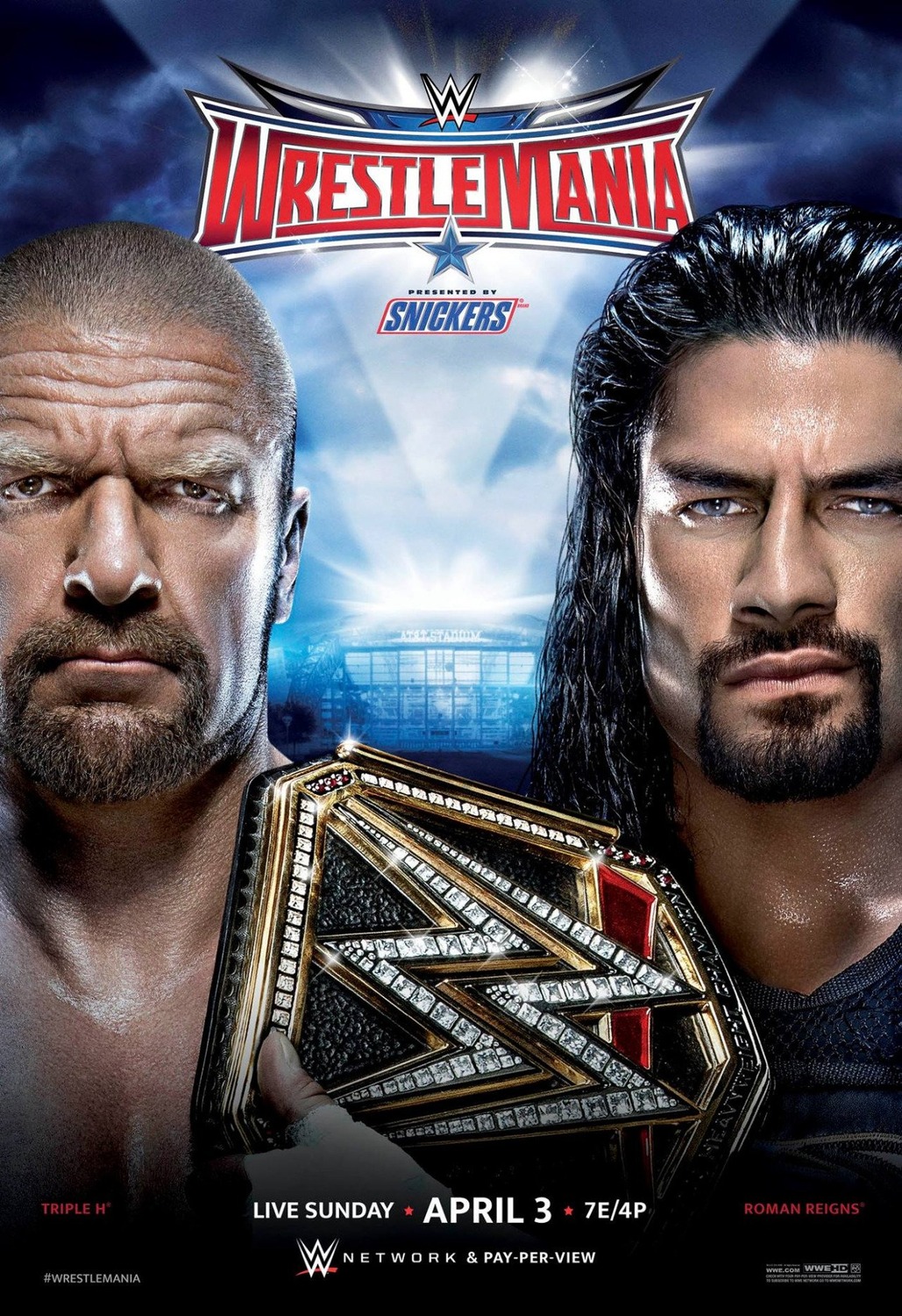 Extra Large TV Poster Image for WWE Wrestlemania (#11 of 16)