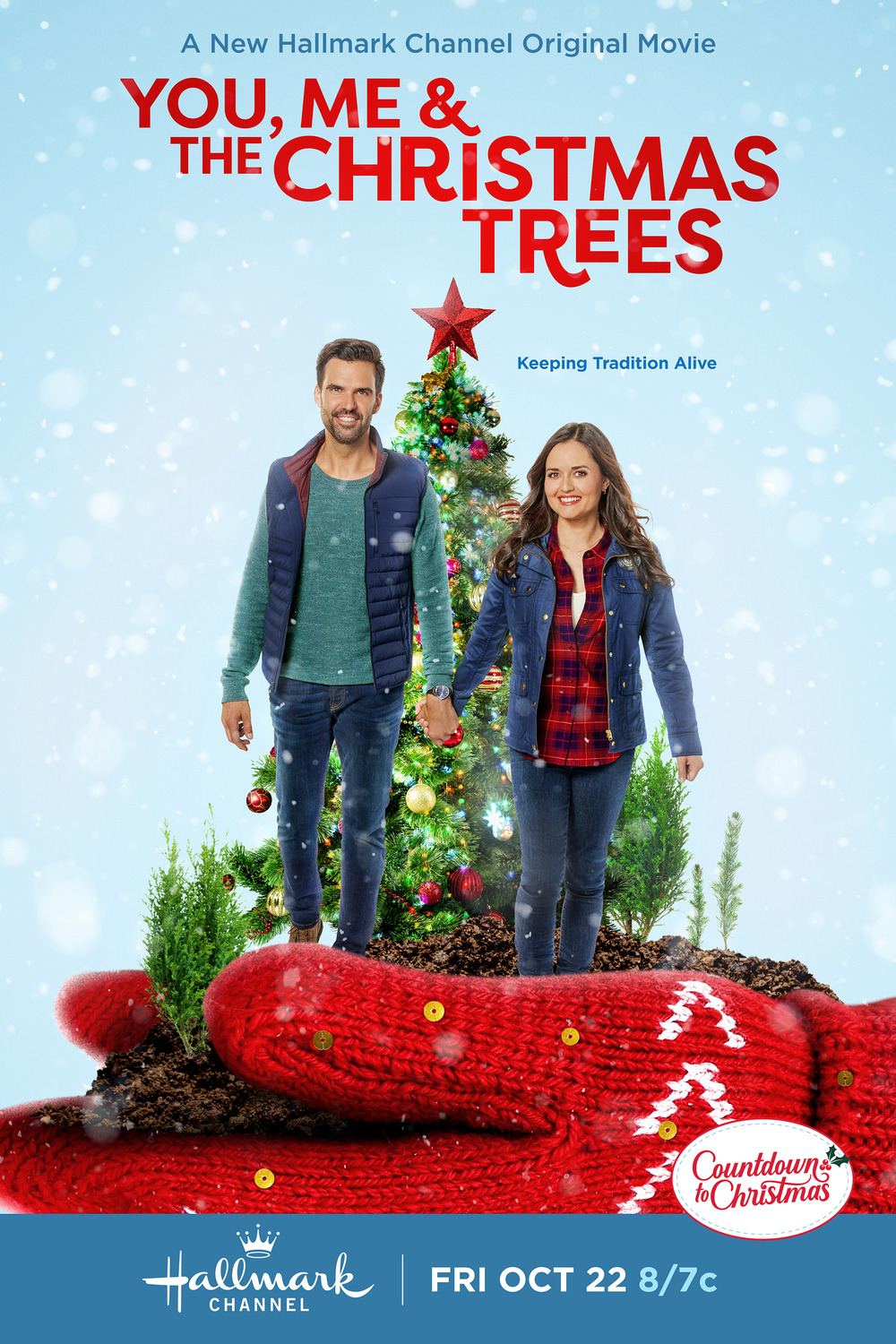 Extra Large TV Poster Image for You, Me & The Christmas Trees 