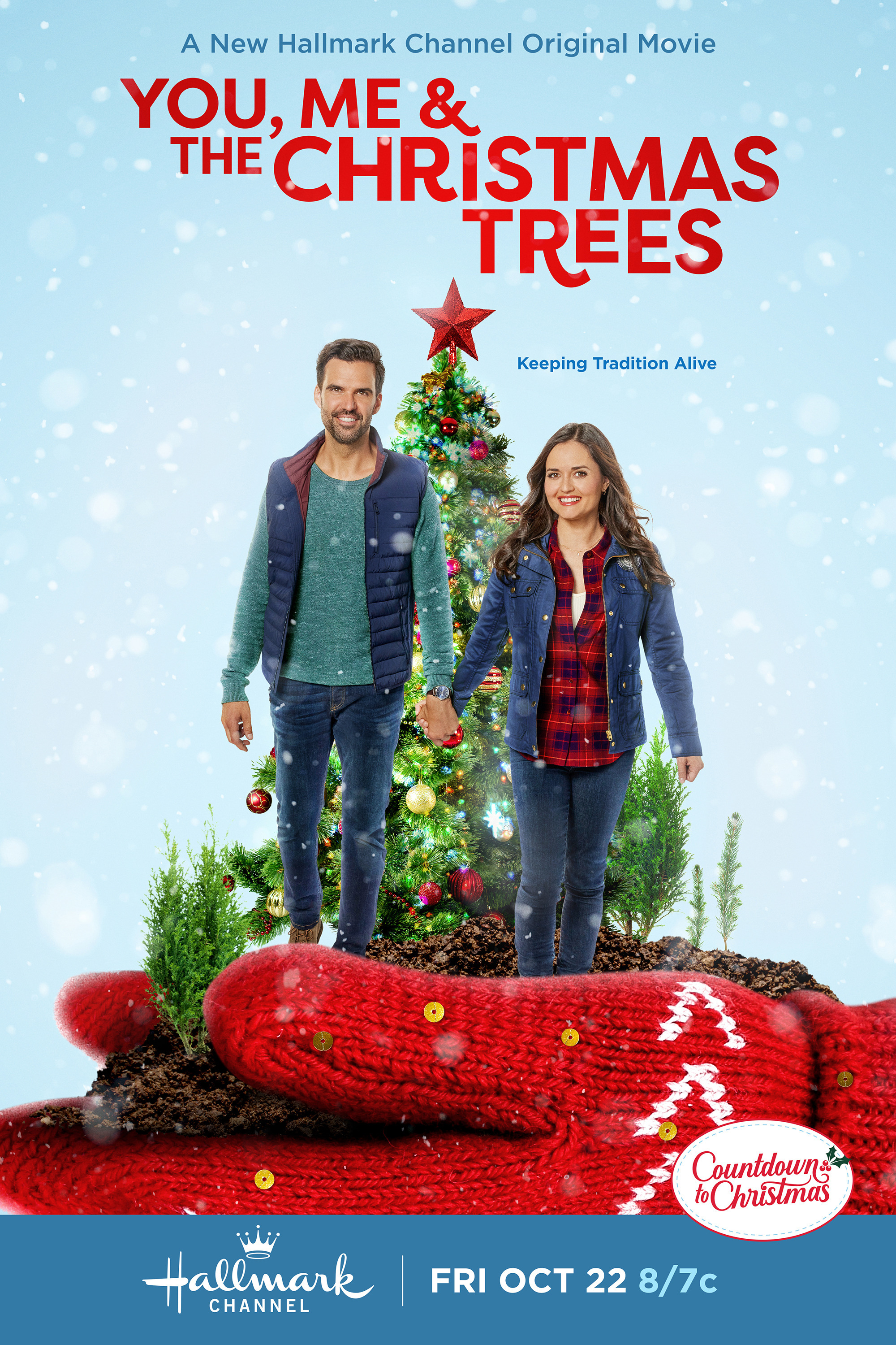 Mega Sized TV Poster Image for You, Me & The Christmas Trees 