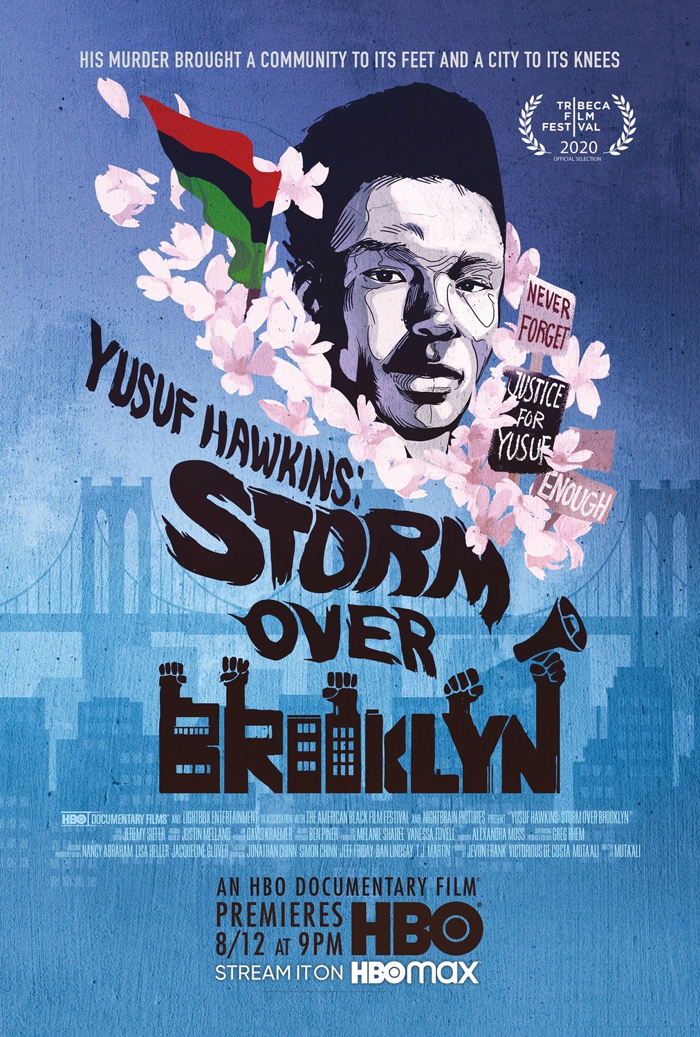 Extra Large TV Poster Image for Yusuf Hawkins: Storm Over Brooklyn 
